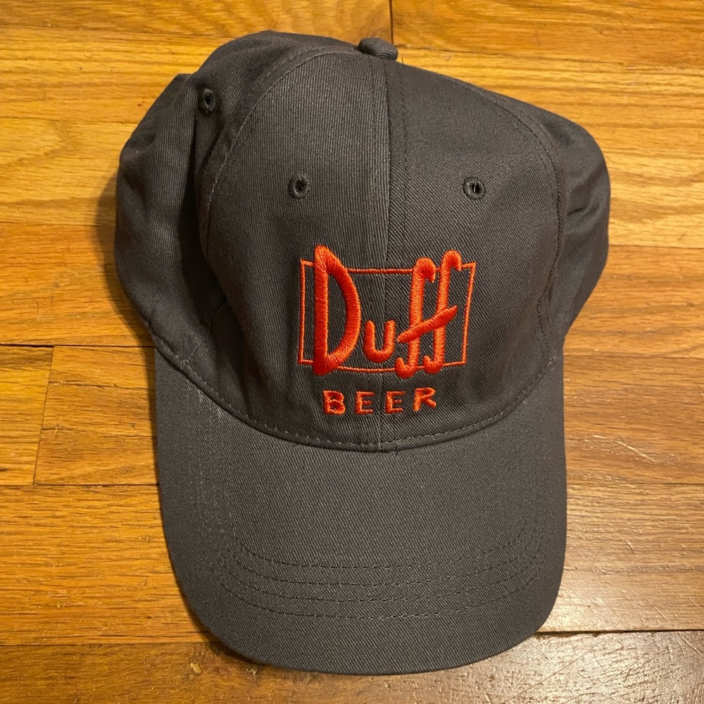 Authentic The Simpsons Duff Beer Baseball Hat Cap